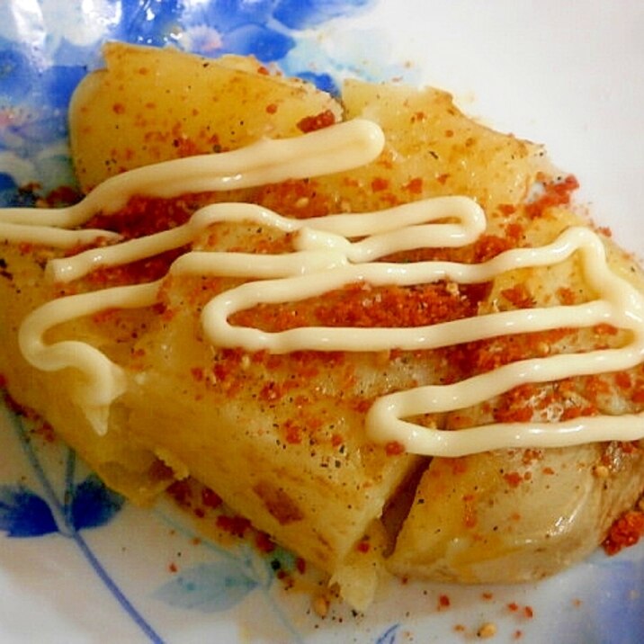 新じゃがバター焼き明太のせ